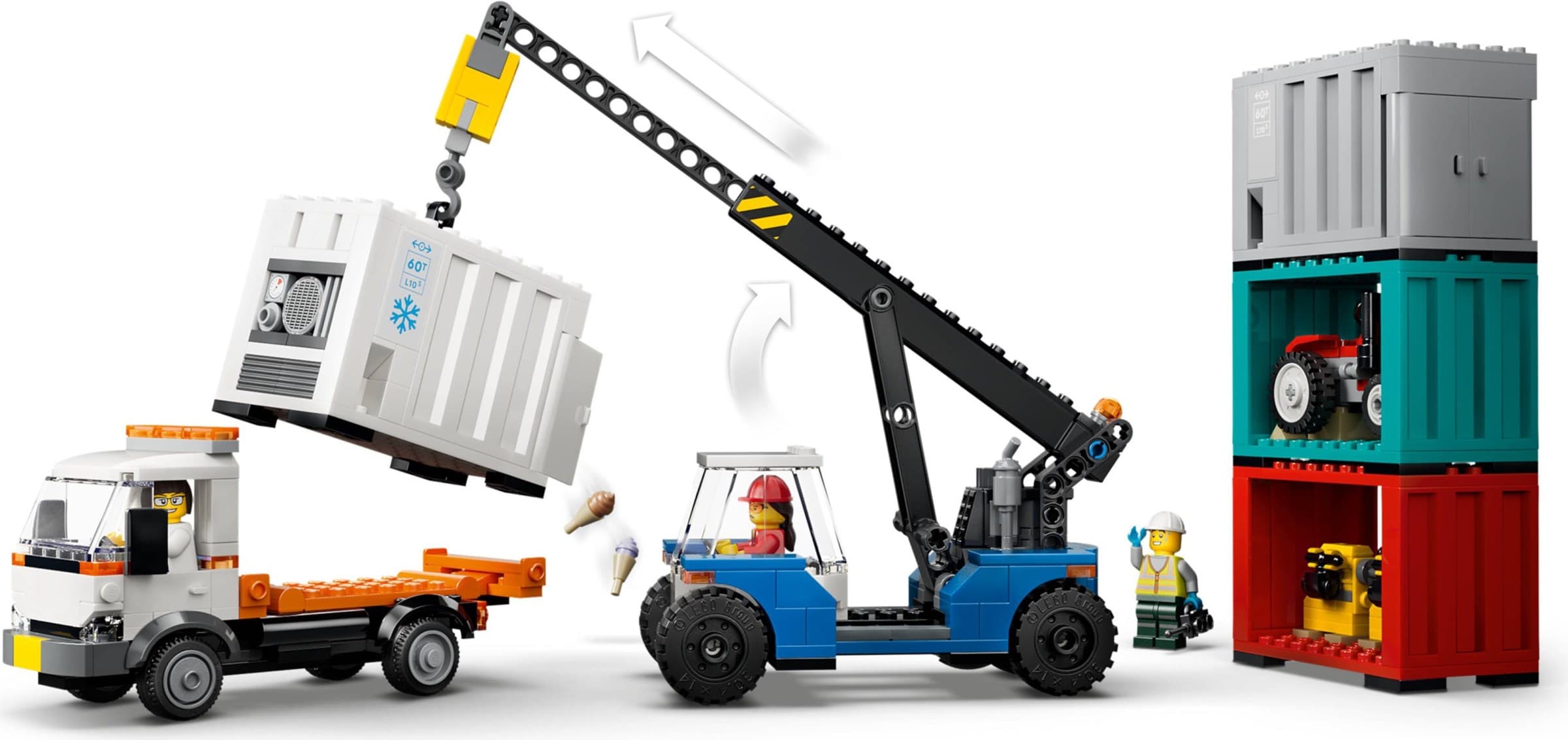 Harbor Freight Train with Crane & Truck