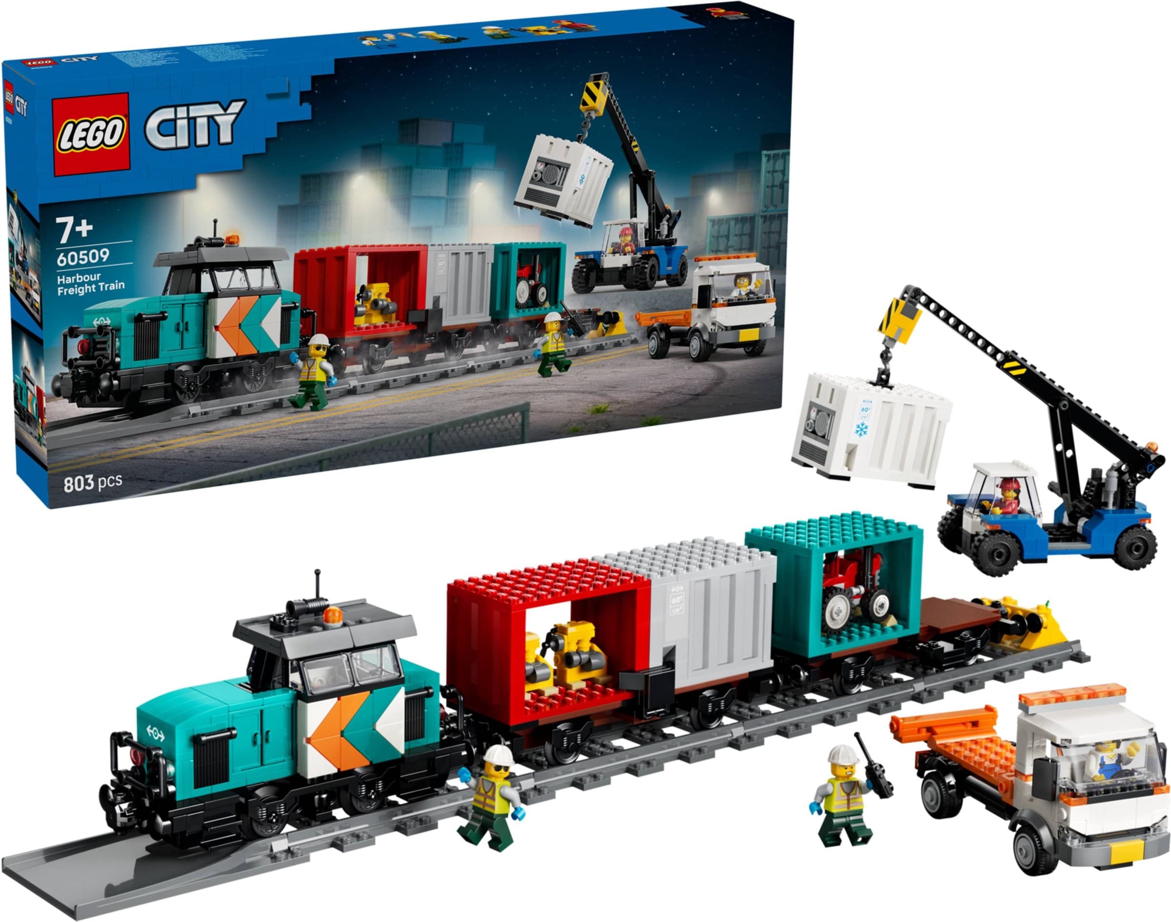 Harbor Freight Train with Crane & Truck