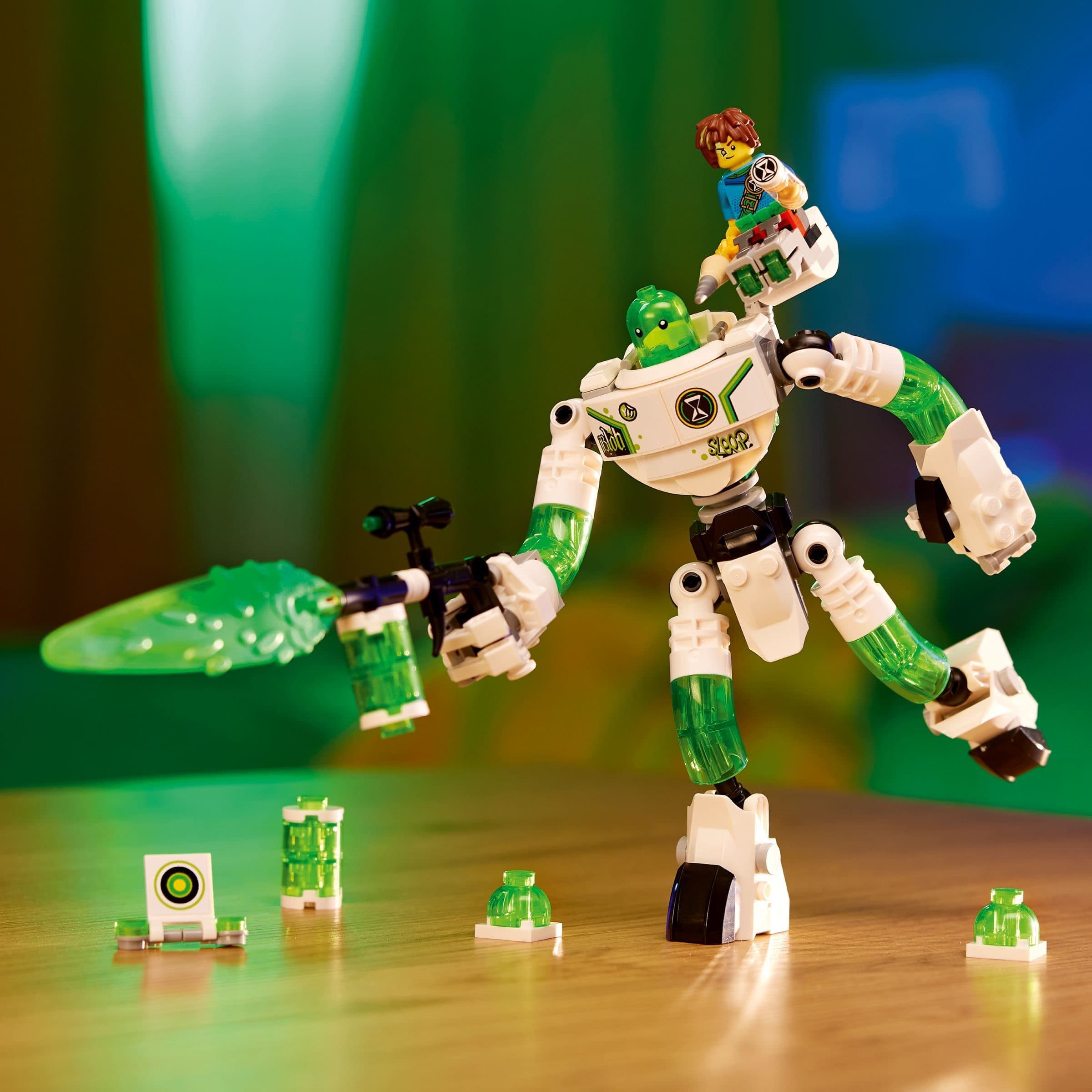 Mateo and Z-Blob the Robot