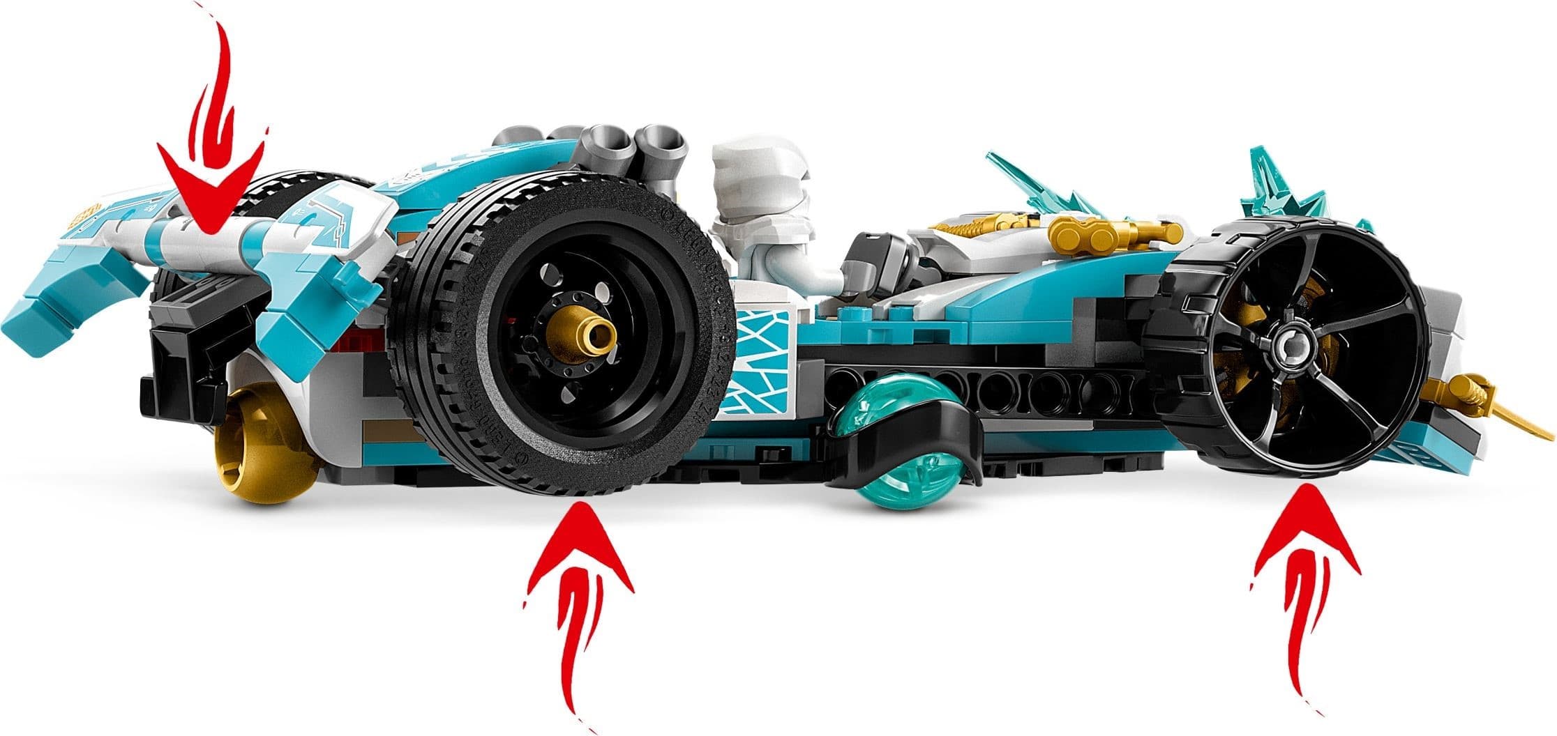 Zane’s Dragon Power Spinjitzu Race Car