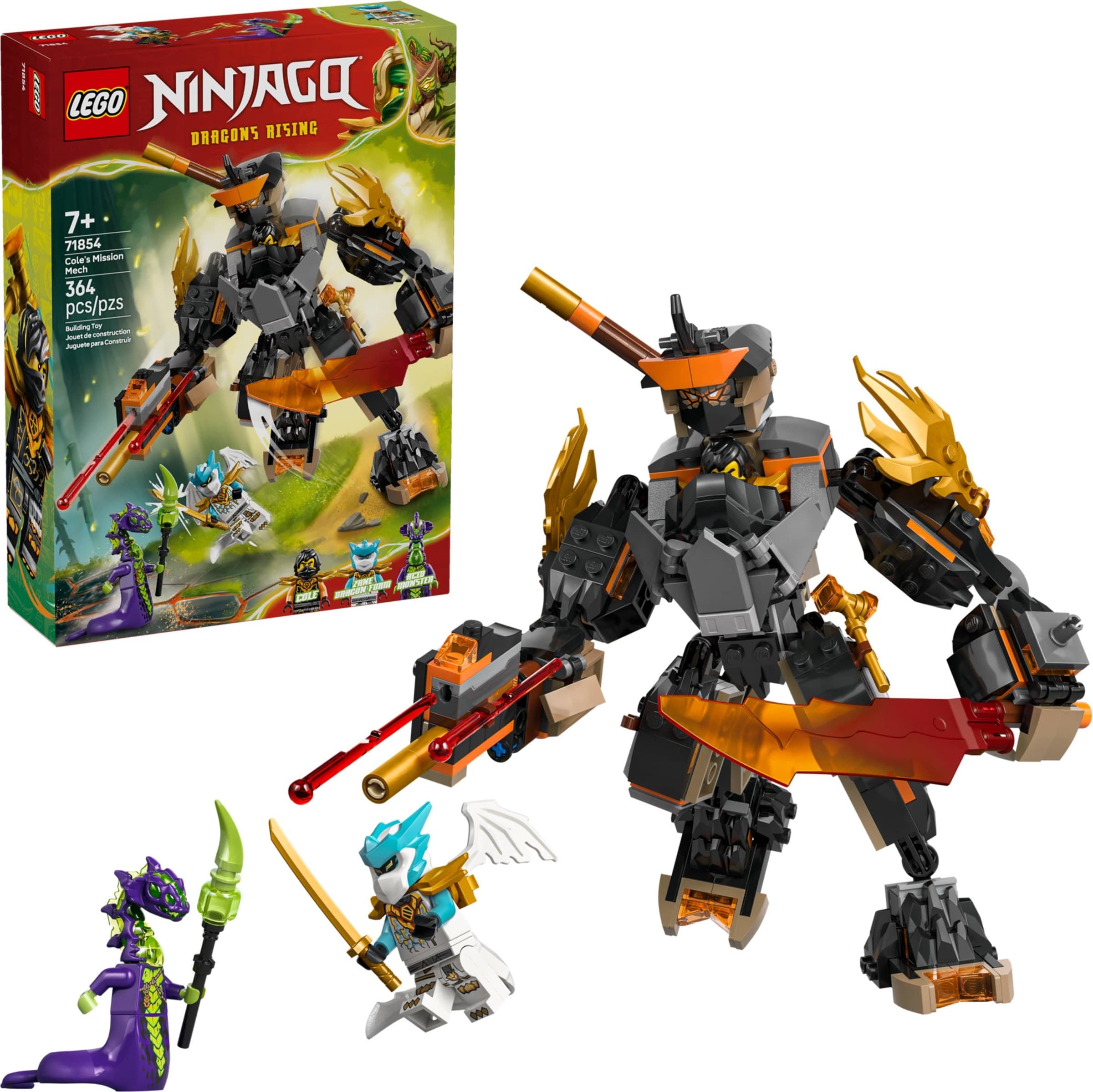 Cole's Mission Mech & Dragon Zane
