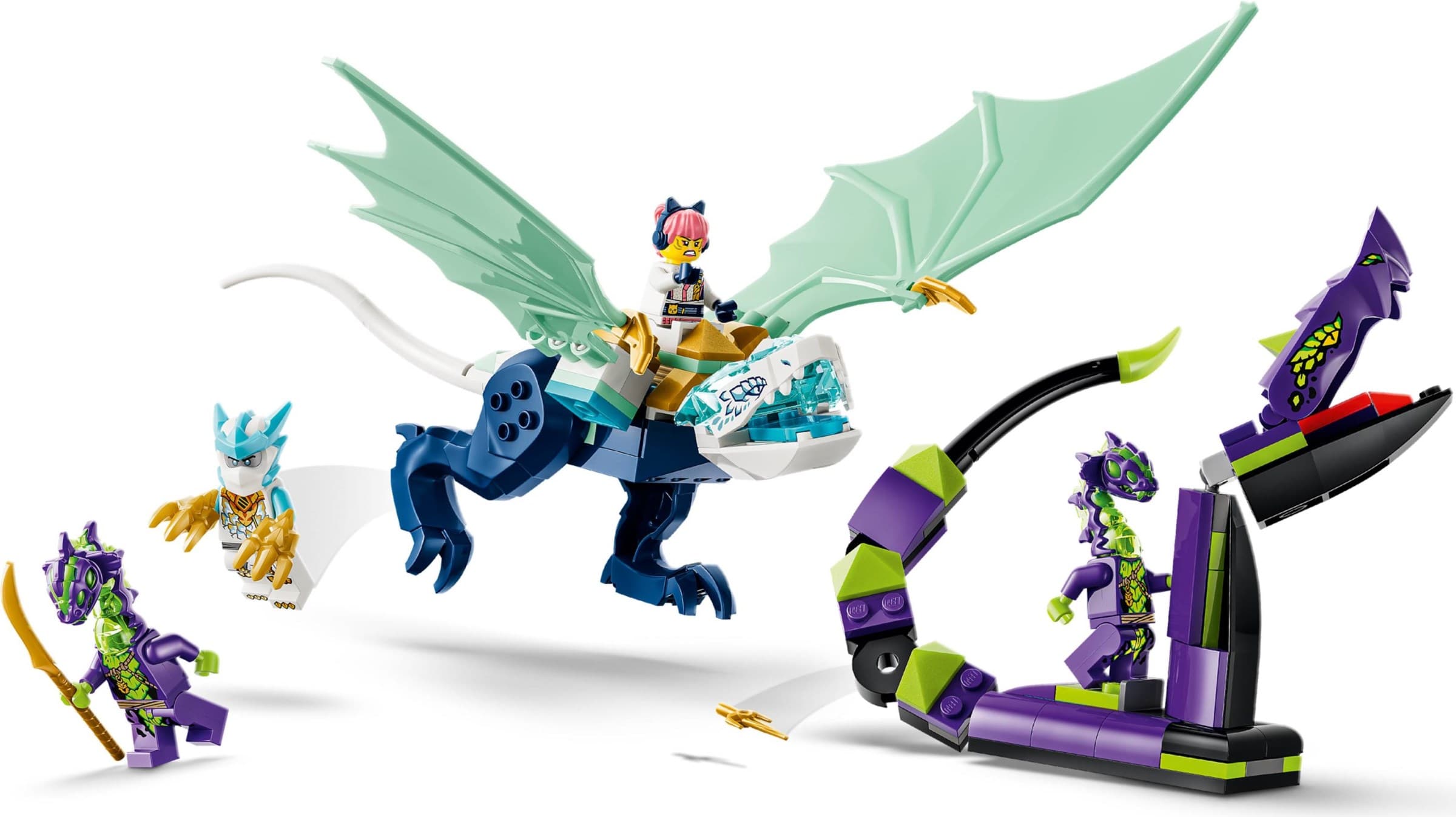 Zane's Ice Dragon Battle