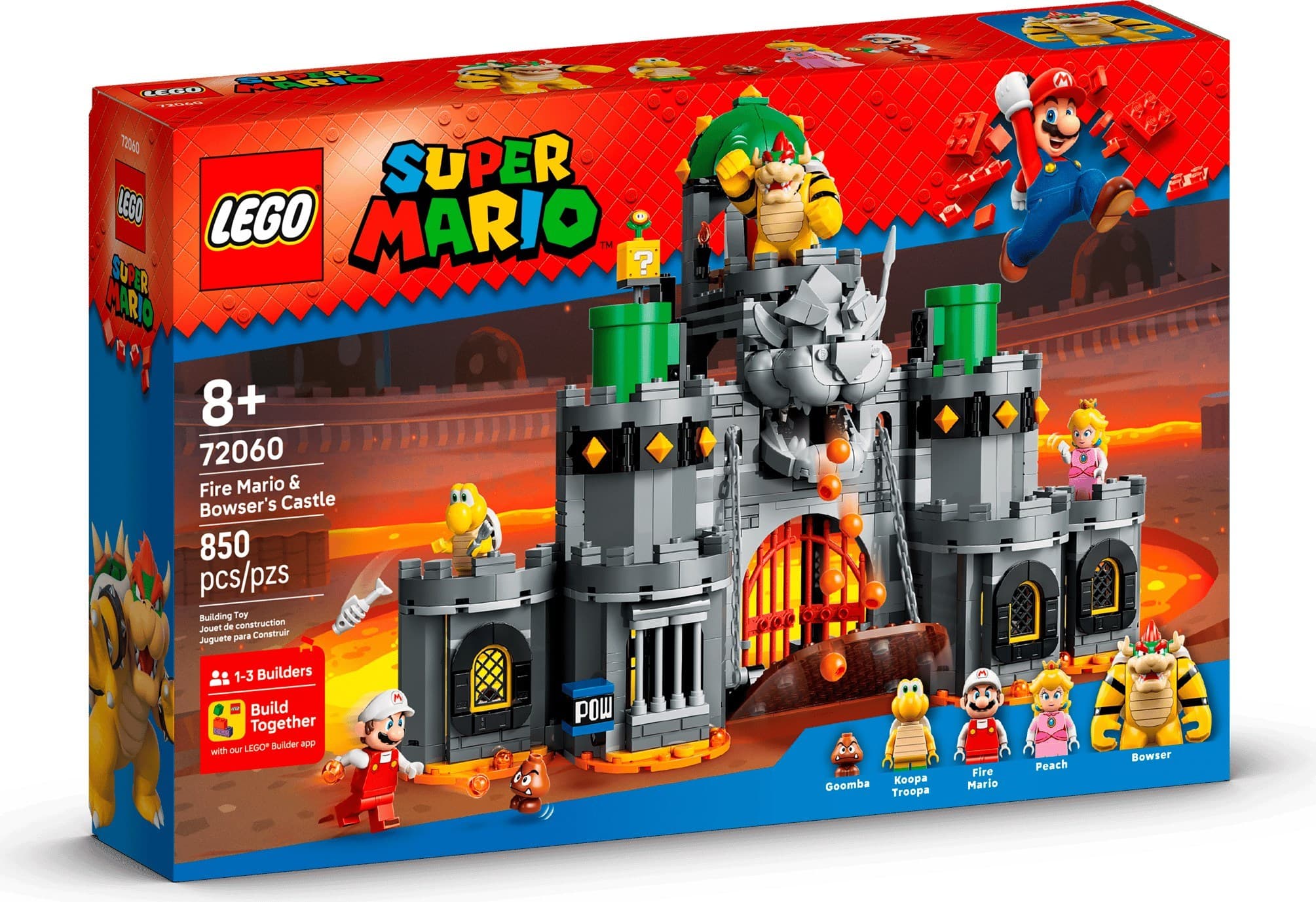 Fire Mario & Bowser's Castle