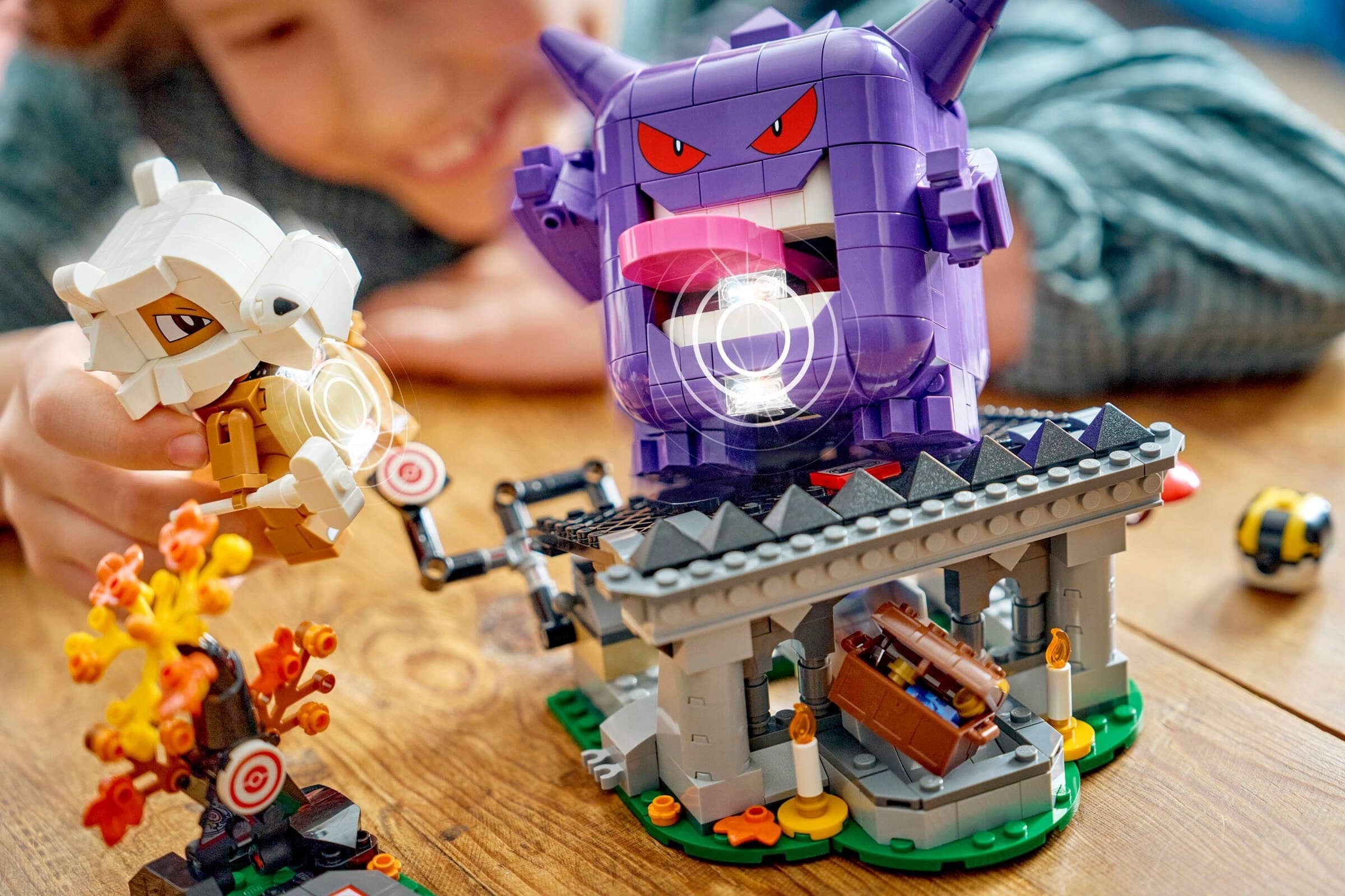 Cubone and Gengar's Spooky Showdown