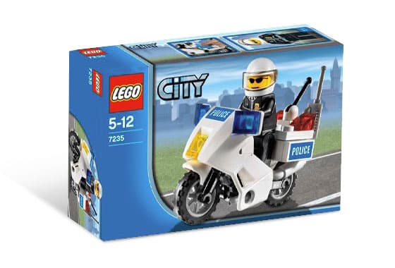 Police Motorcycle (Black Sticker Version)