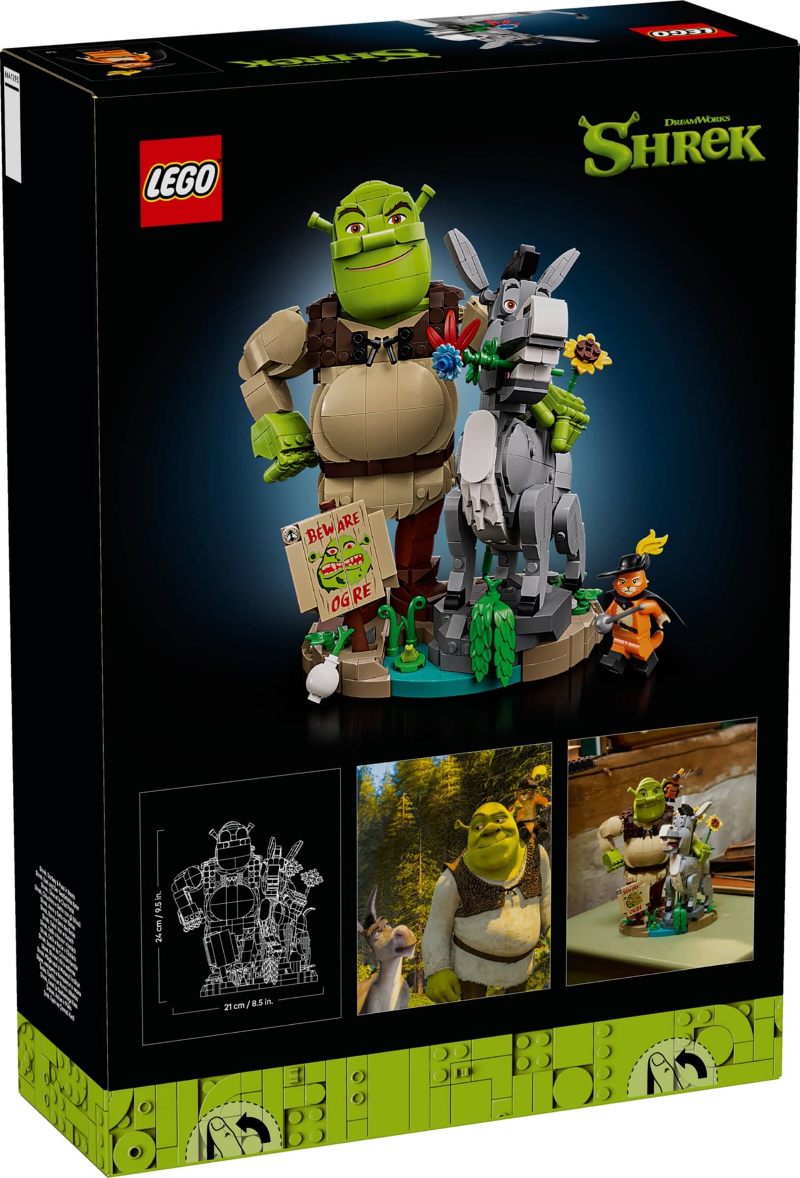 Shrek, Donkey & Puss in Boots