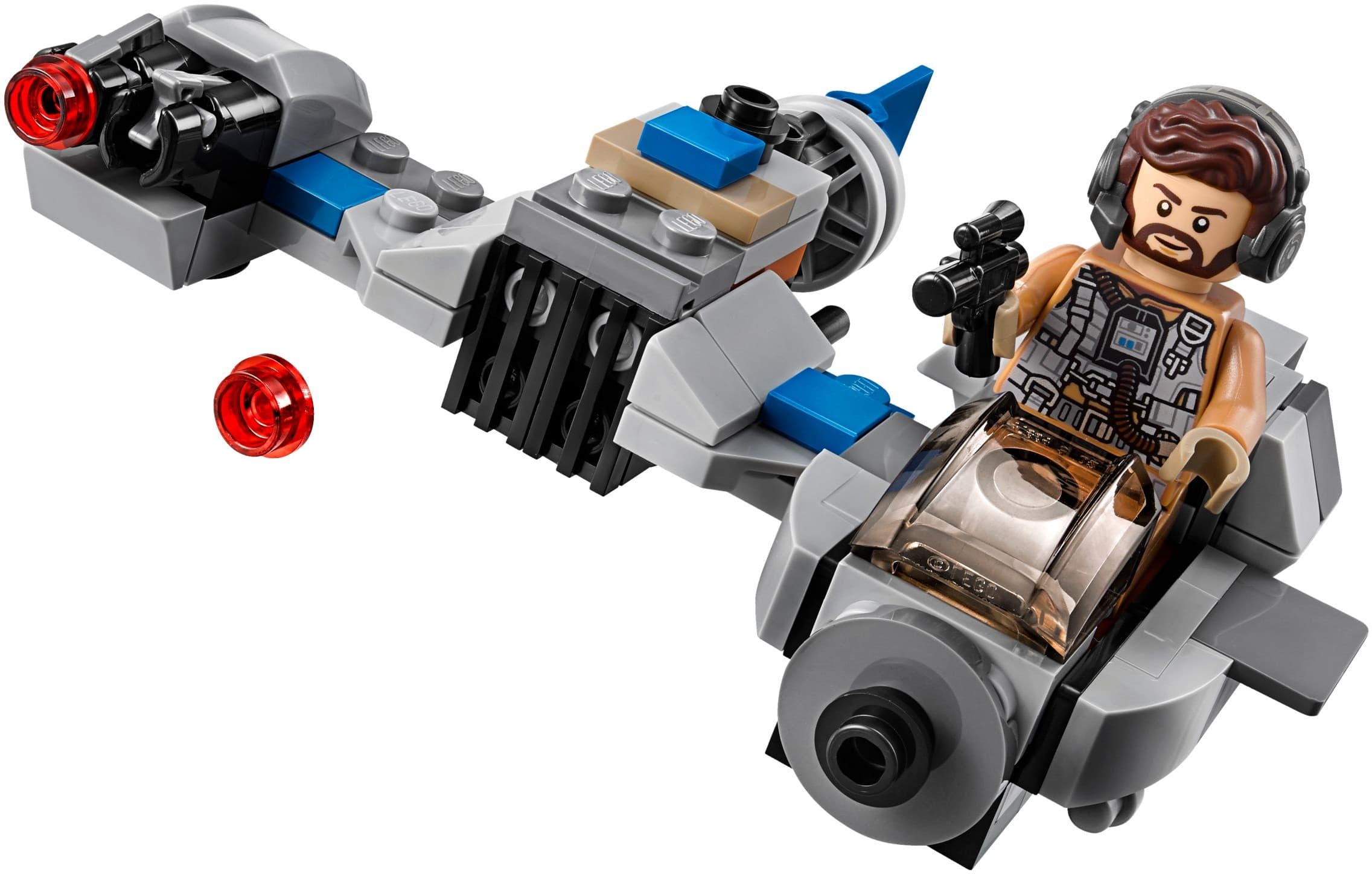 Ski Speeder vs First Order Walker Microfighters