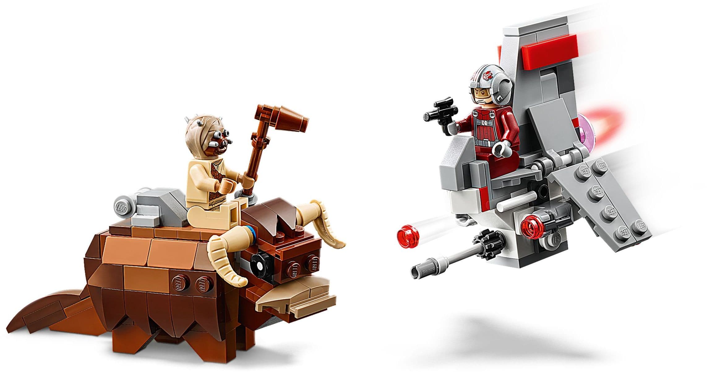 T-16 Skyhopper vs. Bantha Microfighters