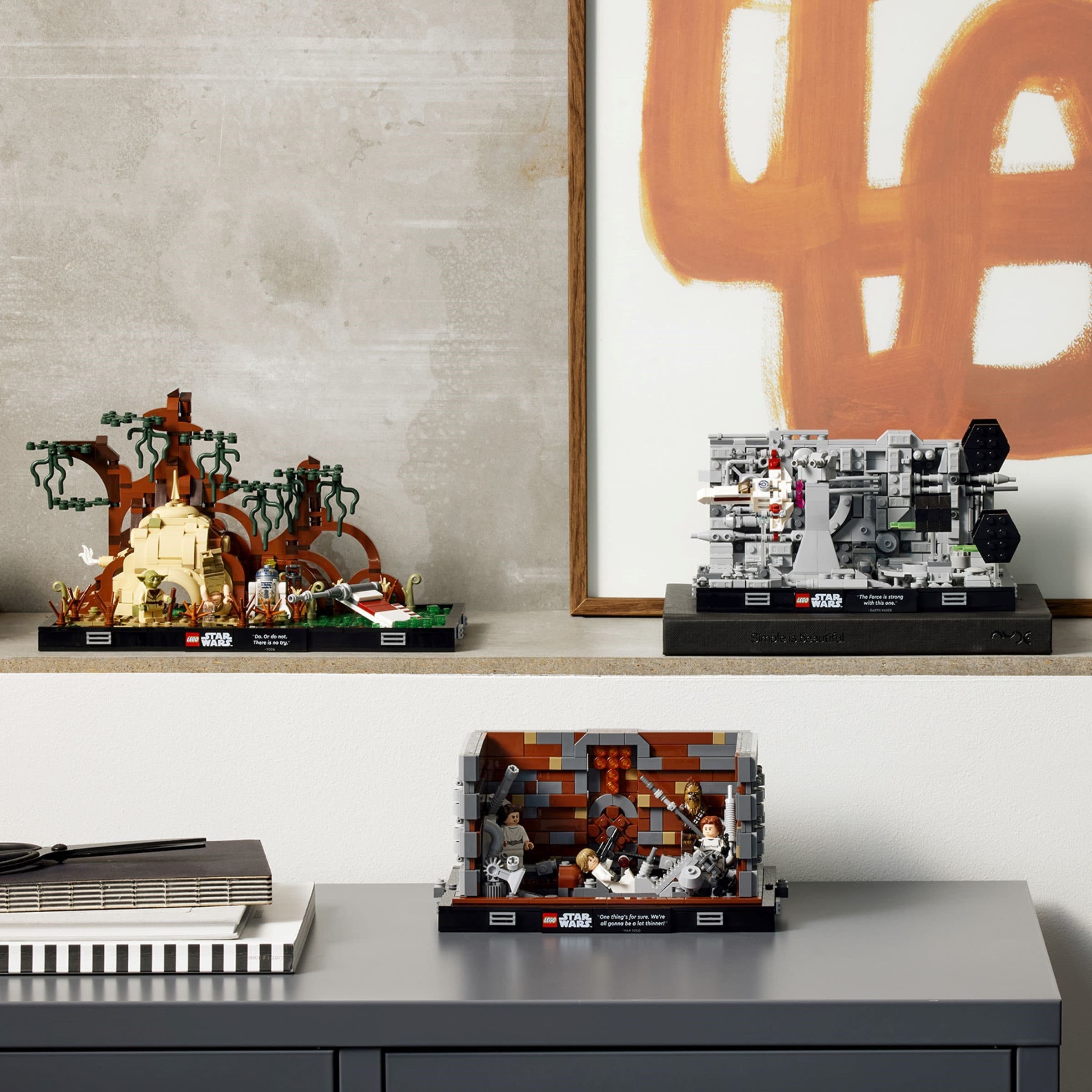 Death Star Trash Compactor Diorama