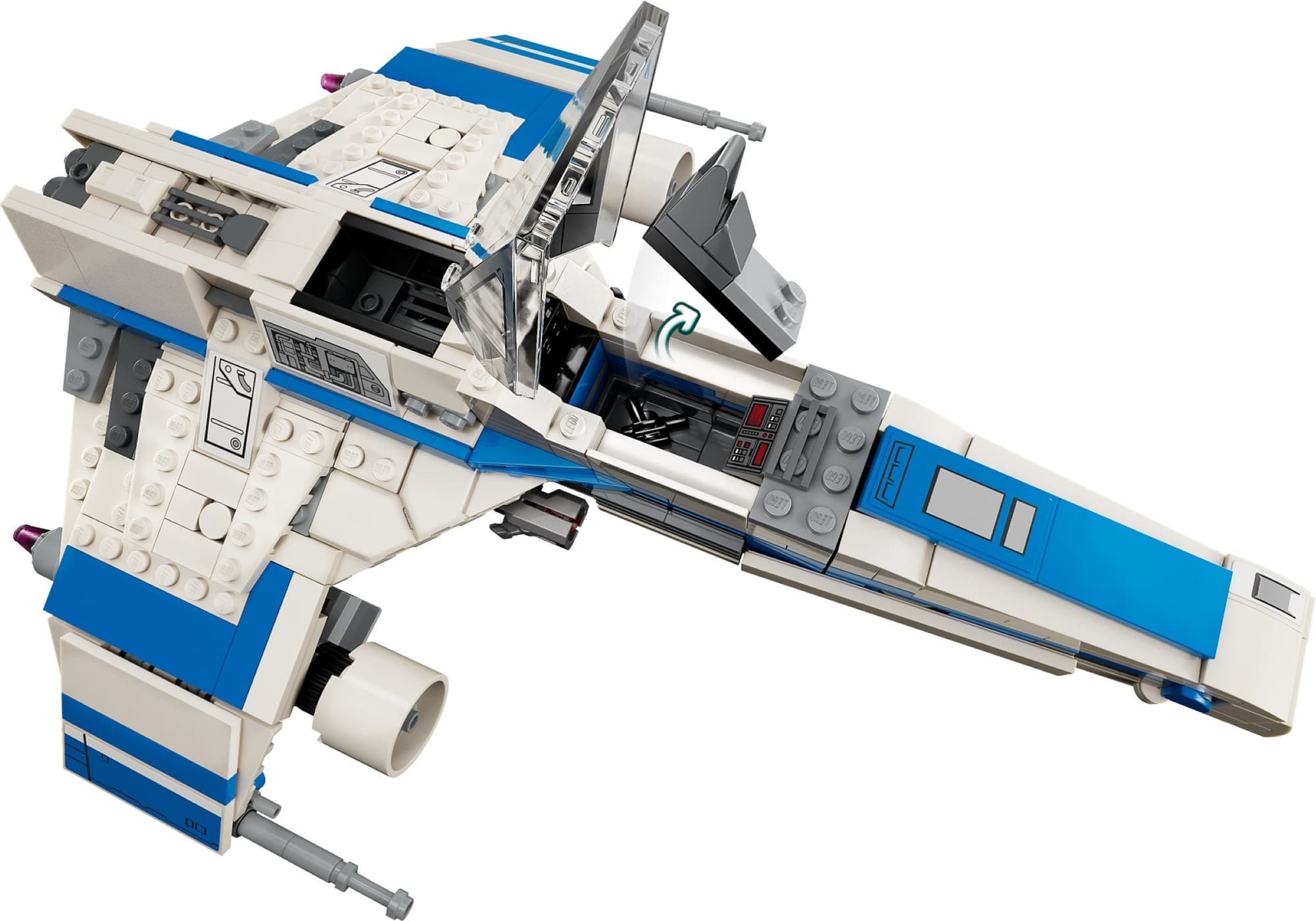 New Republic E-Wing vs. Shin Hati’s Starfighter