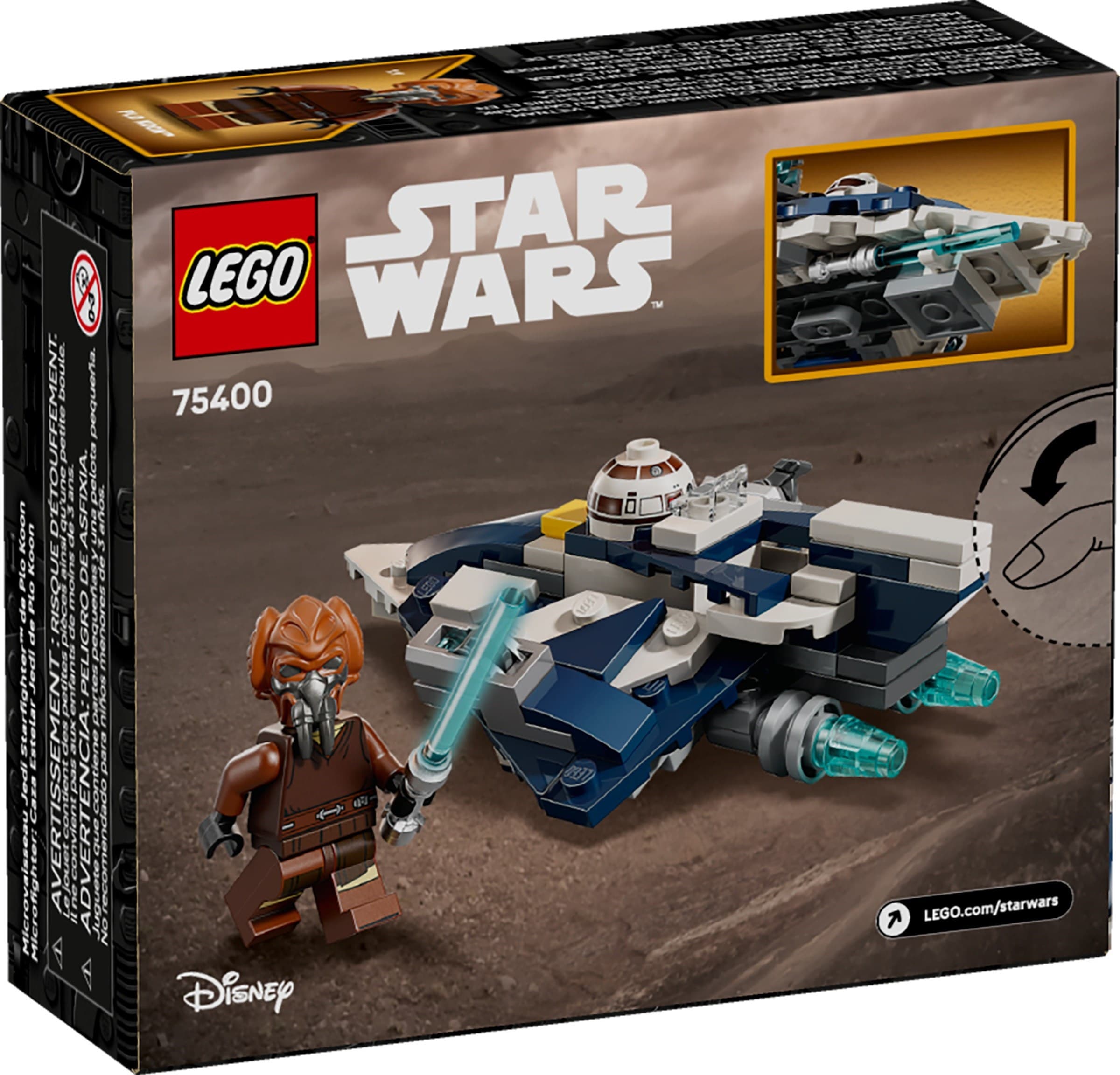 Plo Koon's Jedi Starfighter Microfighter
