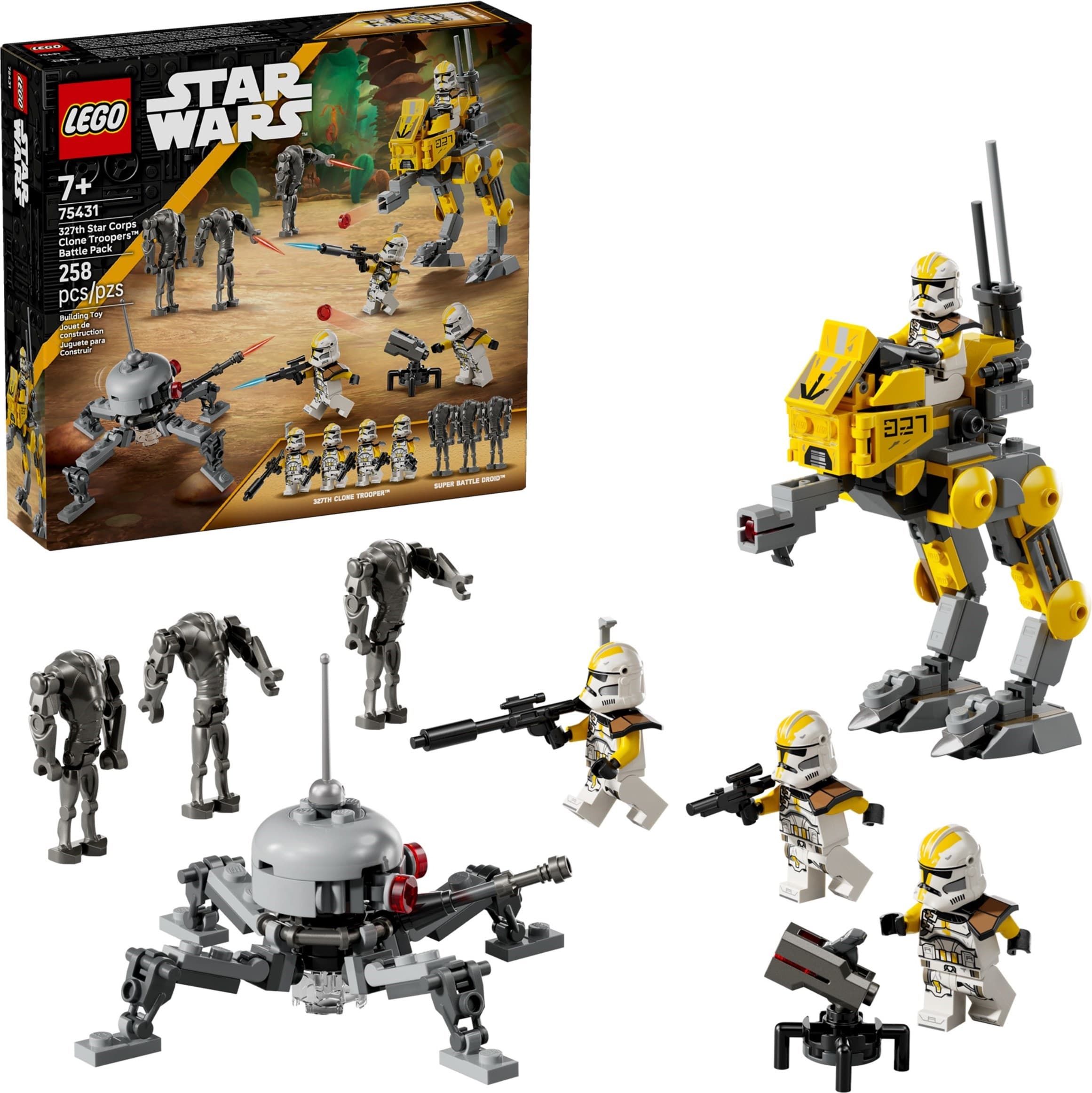 327th Star Corps Clone Troopers Battle Pack