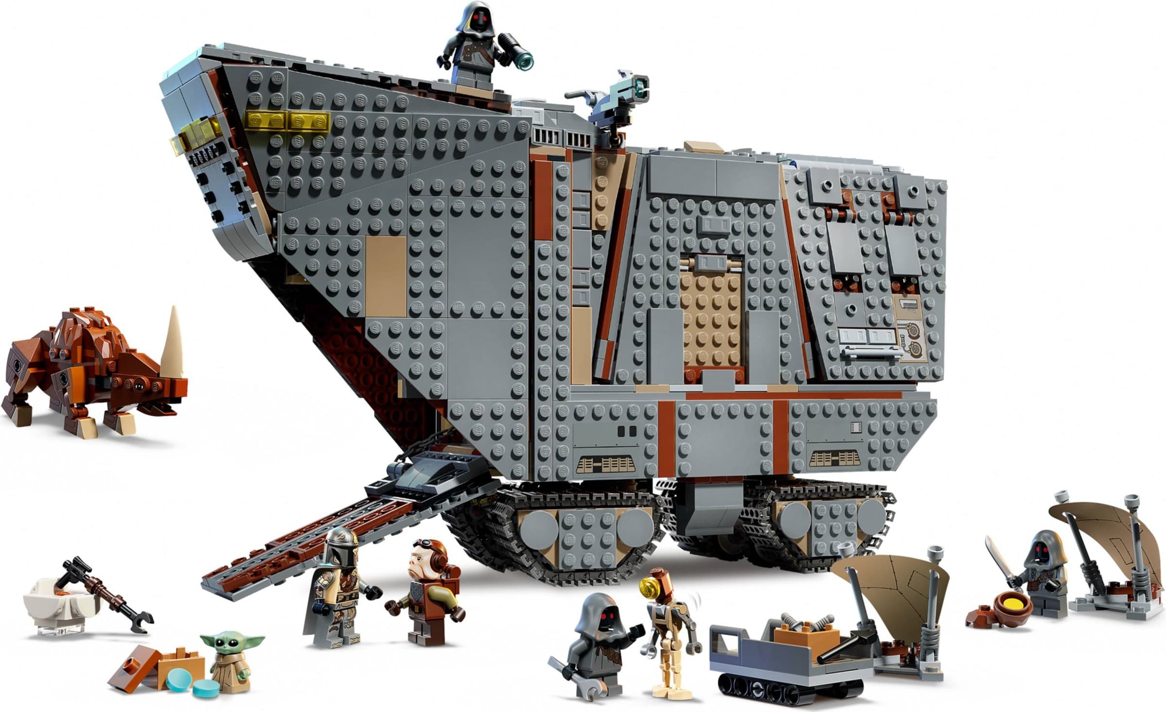 Offworld Sandcrawler and Mudhorn