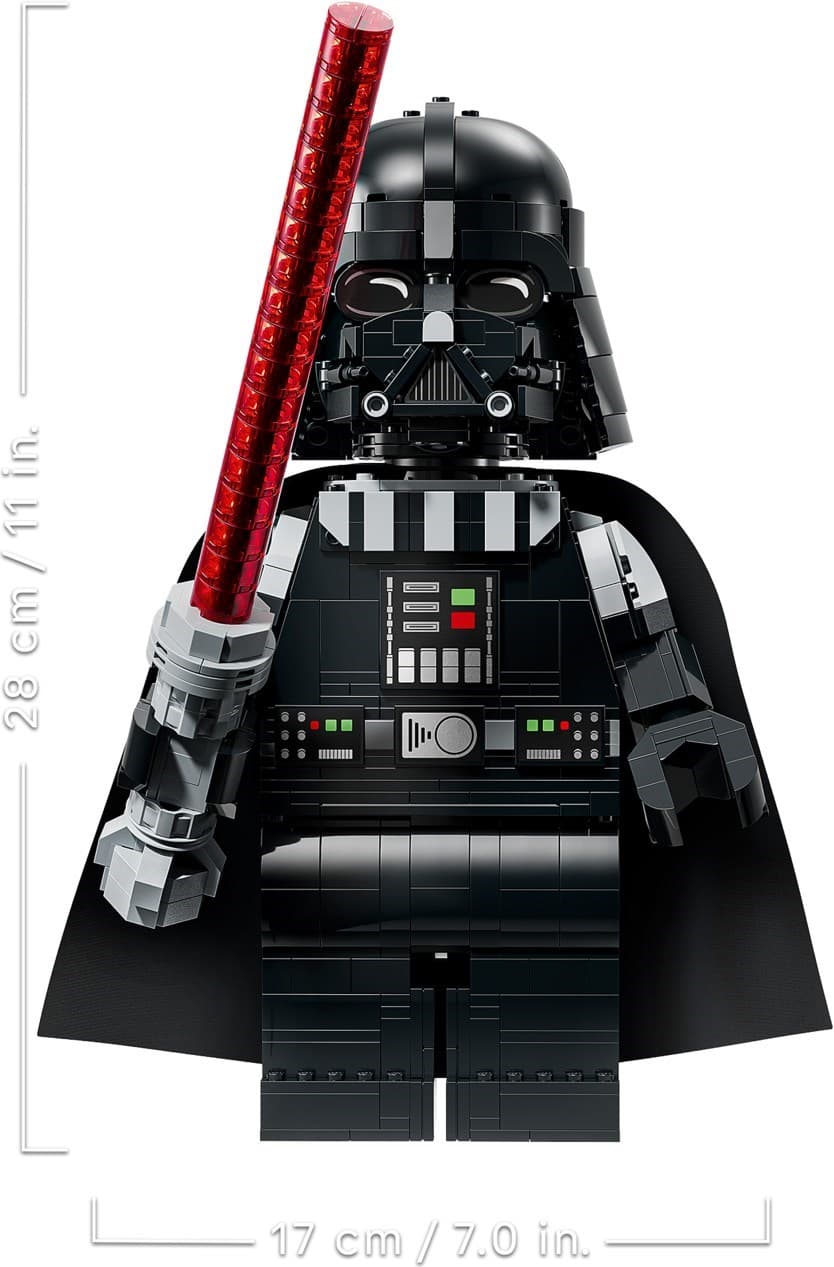 Up-Scaled Darth Vader Minifigure