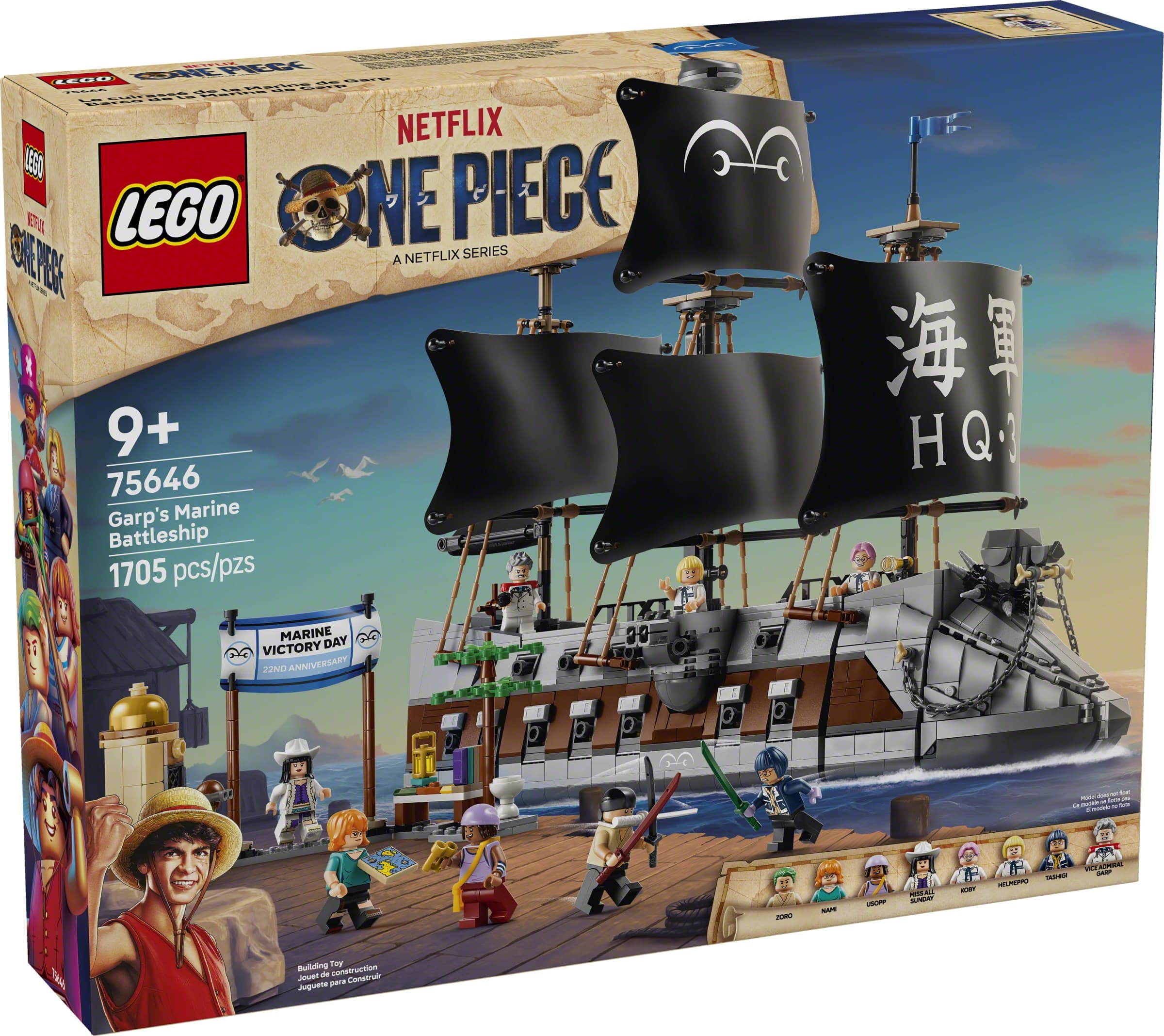 Garp's Marine Battleship