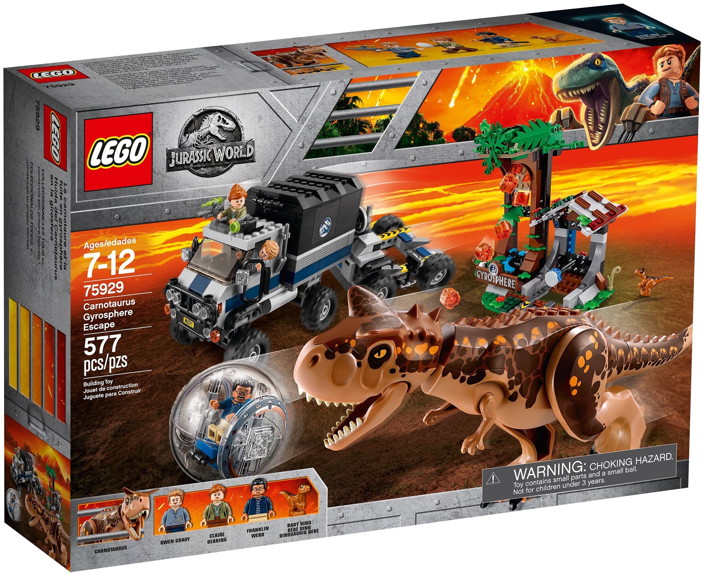 Carnotaurus Gyrosphere Escape