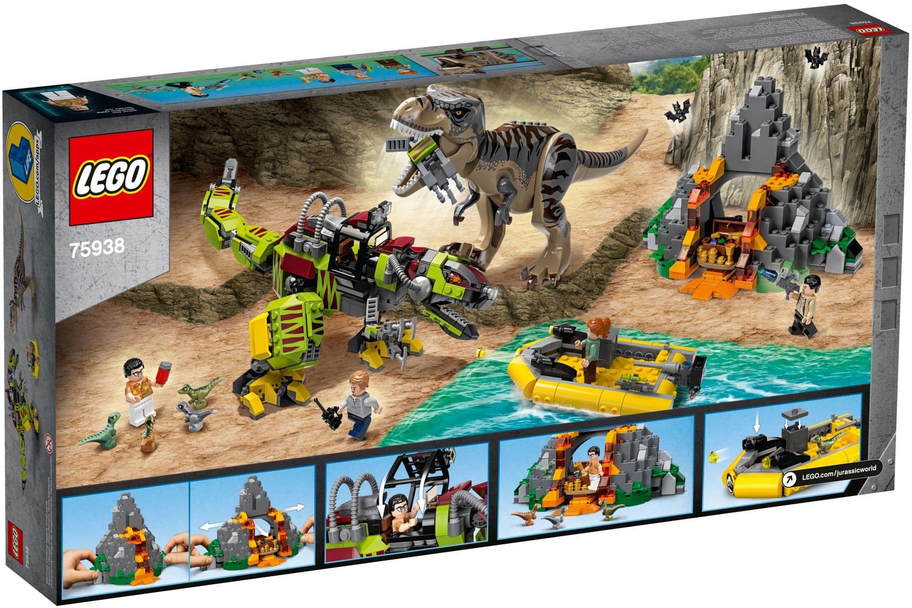 T. rex vs Dino-Mech Battle