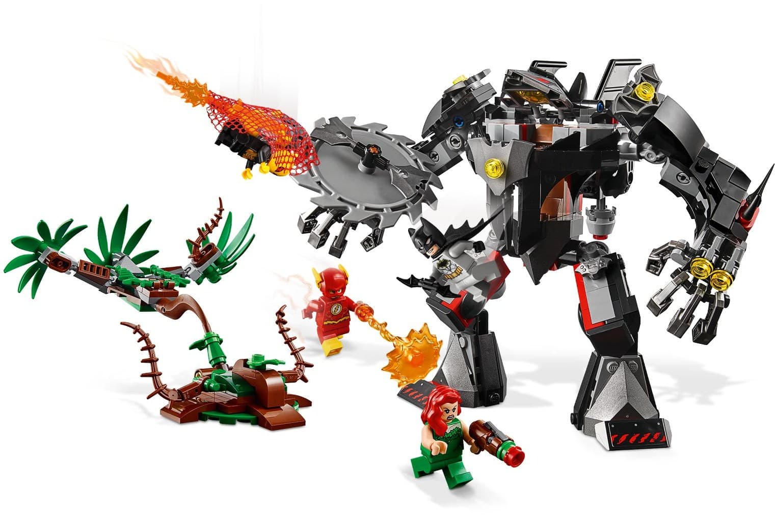 Batman Mech vs. Poison Ivy Mech