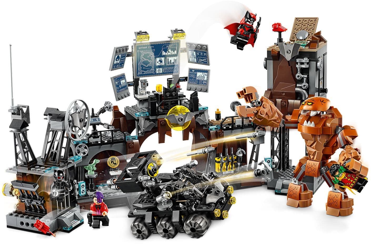 Batcave Clayface Invasion