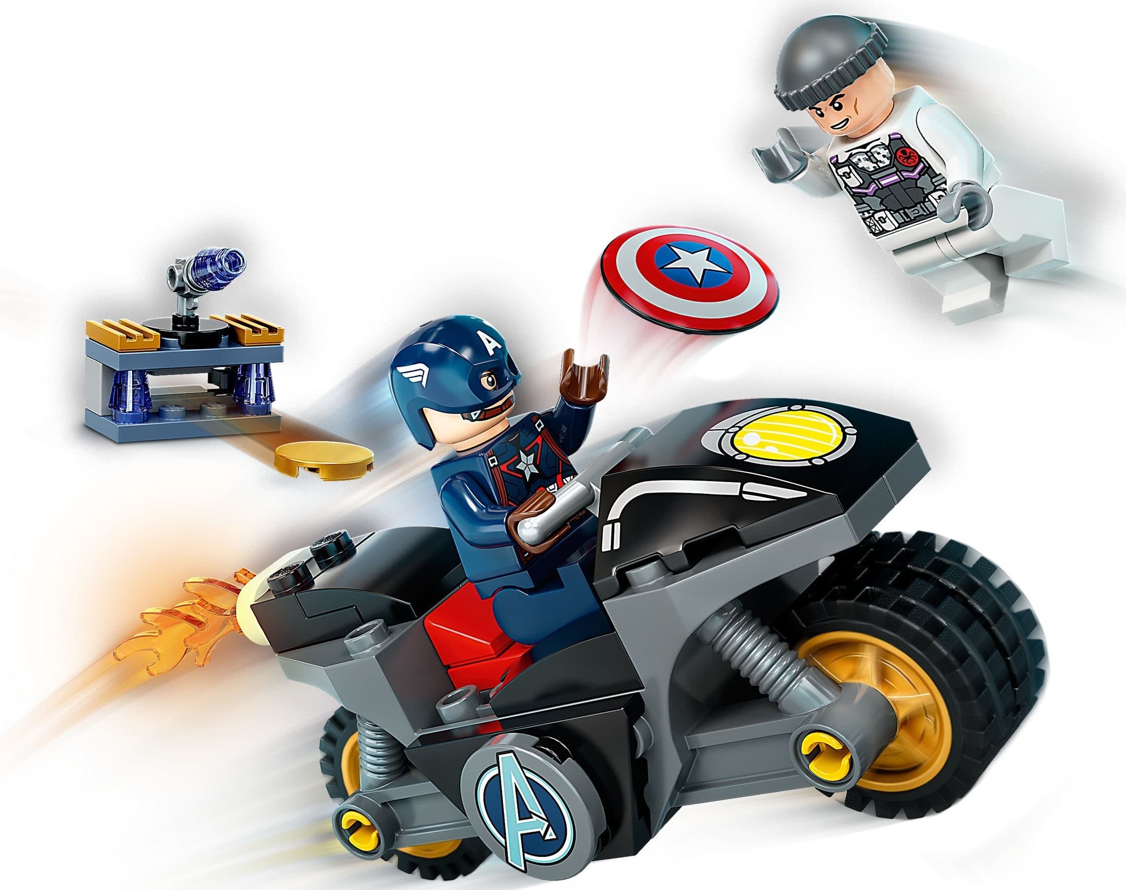 Captain America and Hydra Face-Off