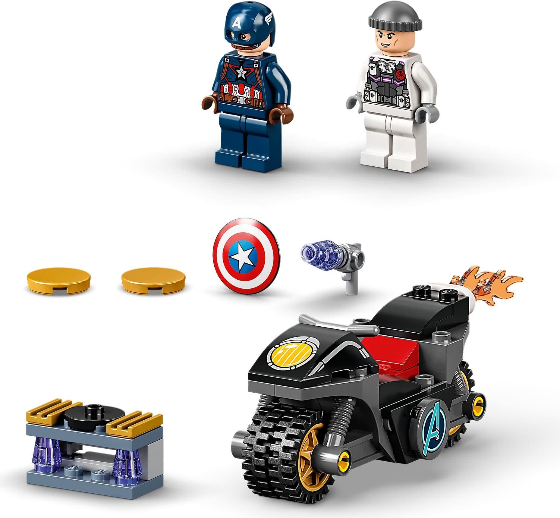 Captain America and Hydra Face-Off