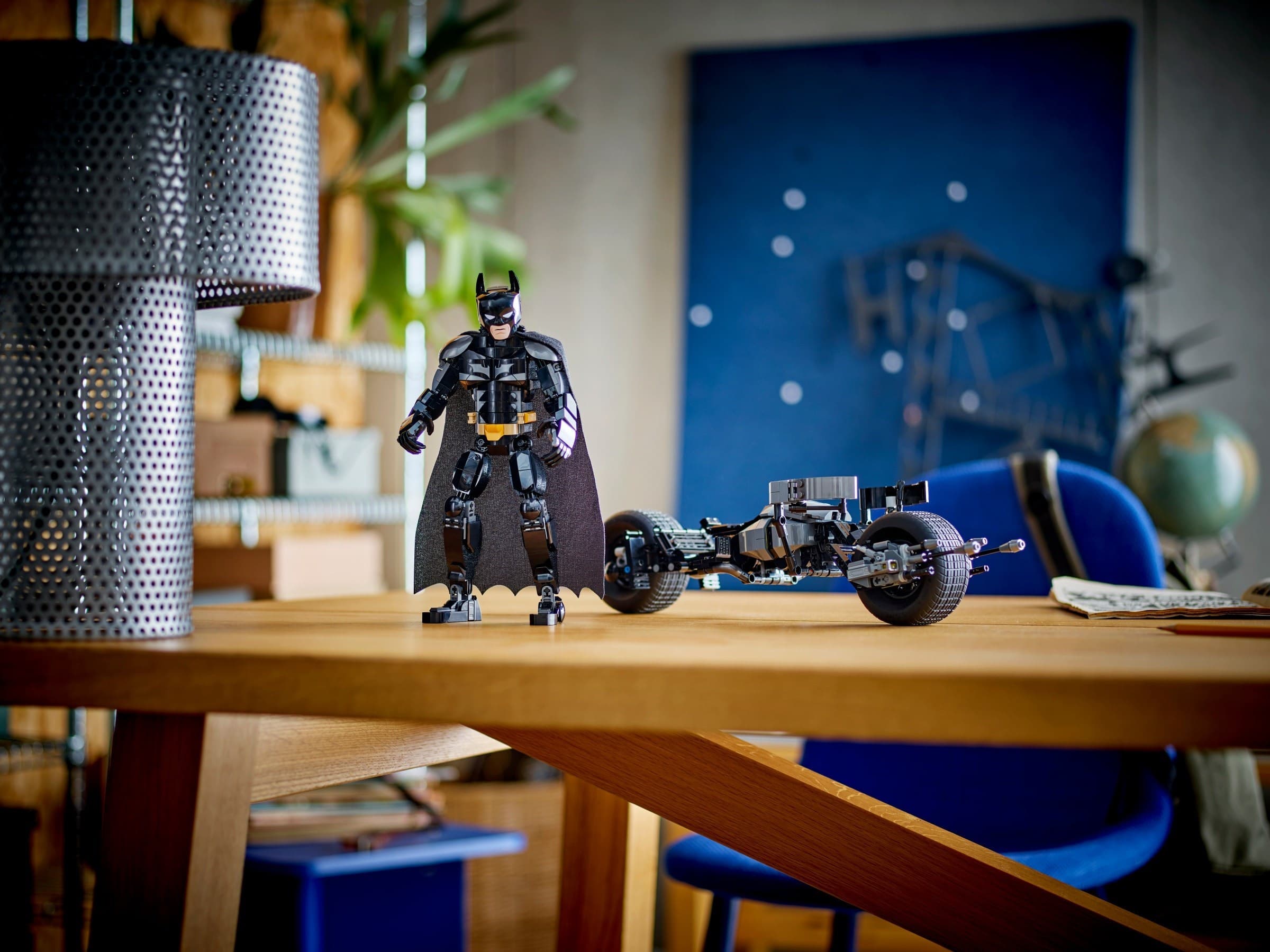 Batman Construction Figure and the Bat-Pod Bike