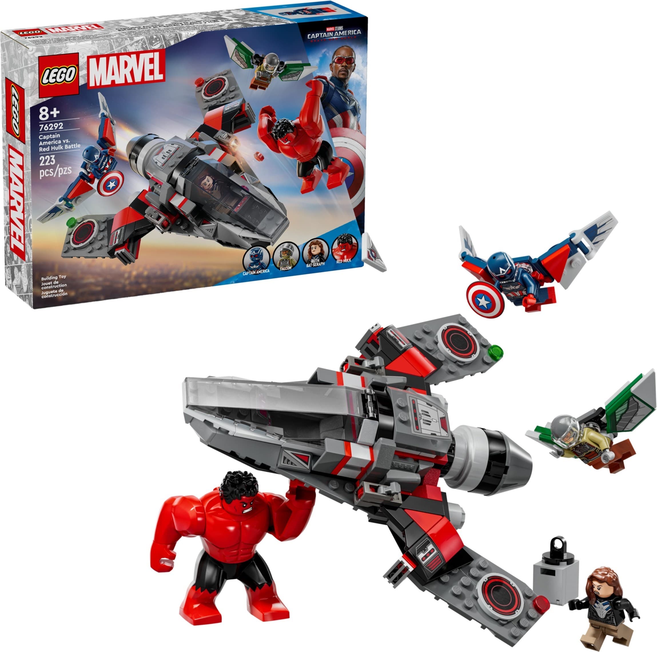 Captain America vs. Red Hulk Battle