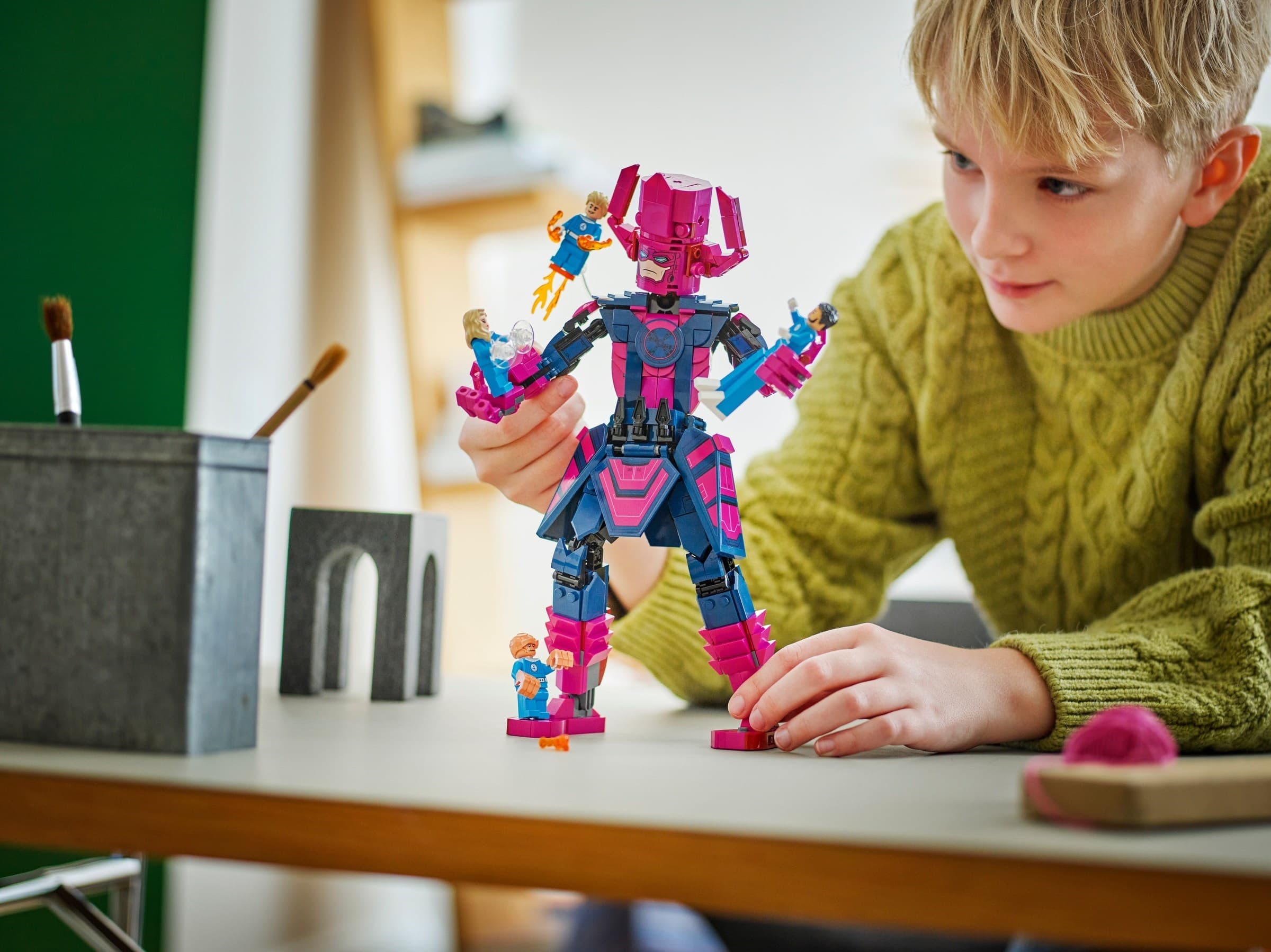 Fantastic Four vs. Galactus Construction Figure