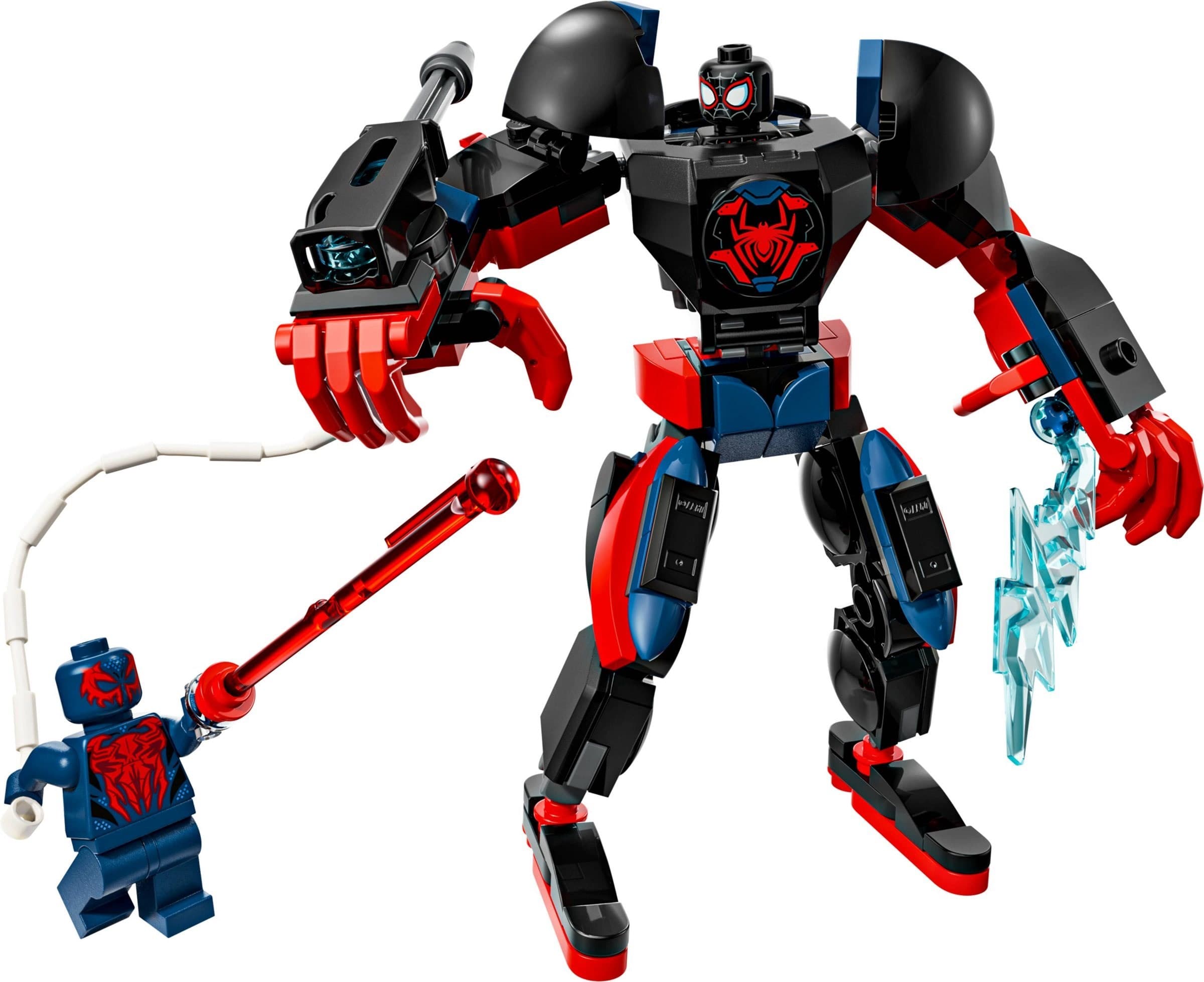 Miles Morales Mech vs. Spider-Man 2099