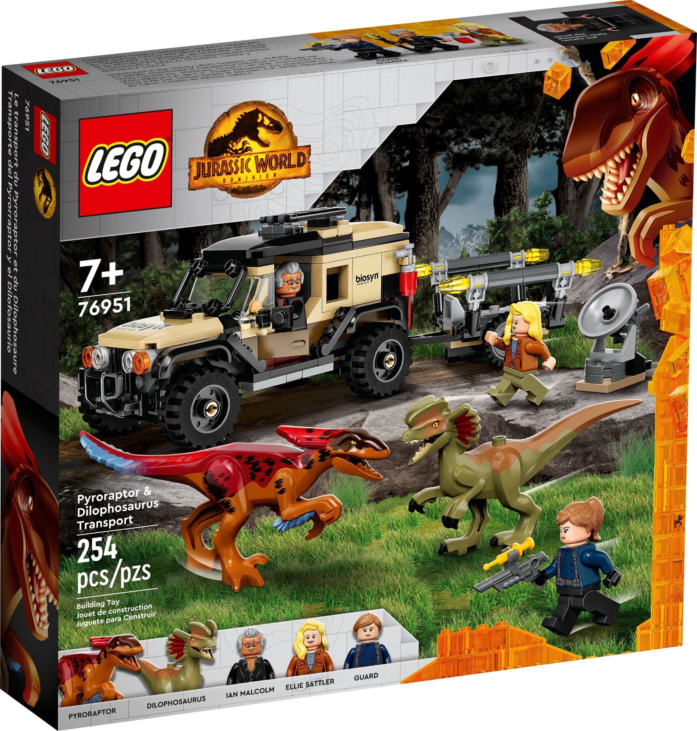 Pyroraptor & Dilophosaurus Transport