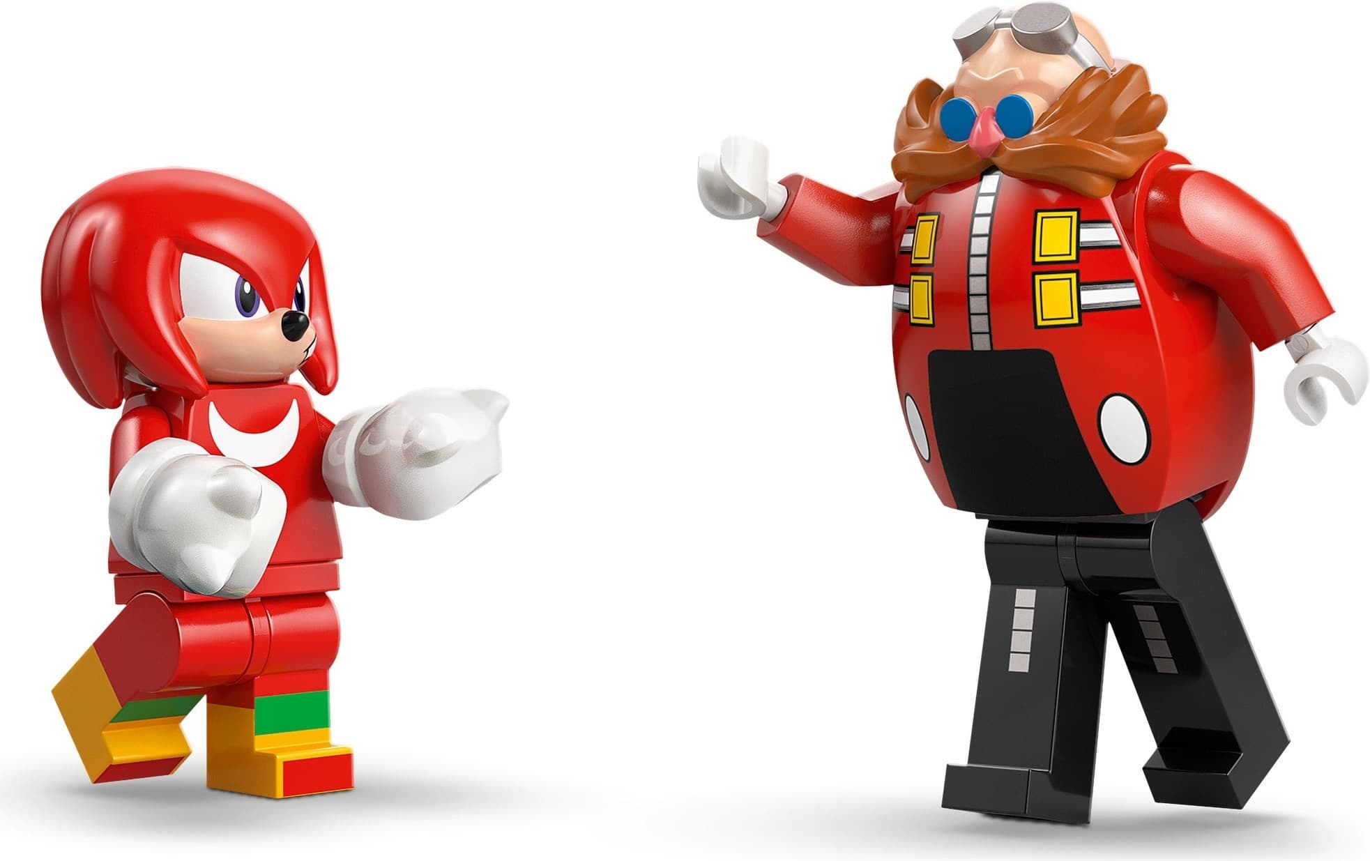 Knuckles vs. Dr. Eggman Egg Crusher Mech