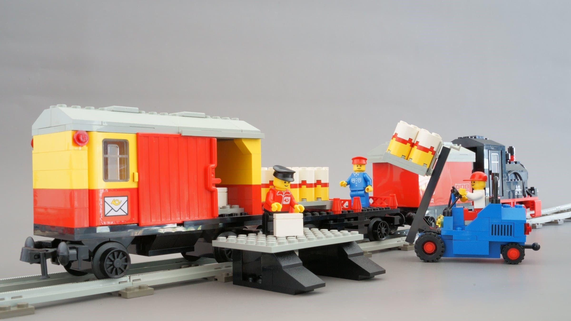 Steam Cargo Train