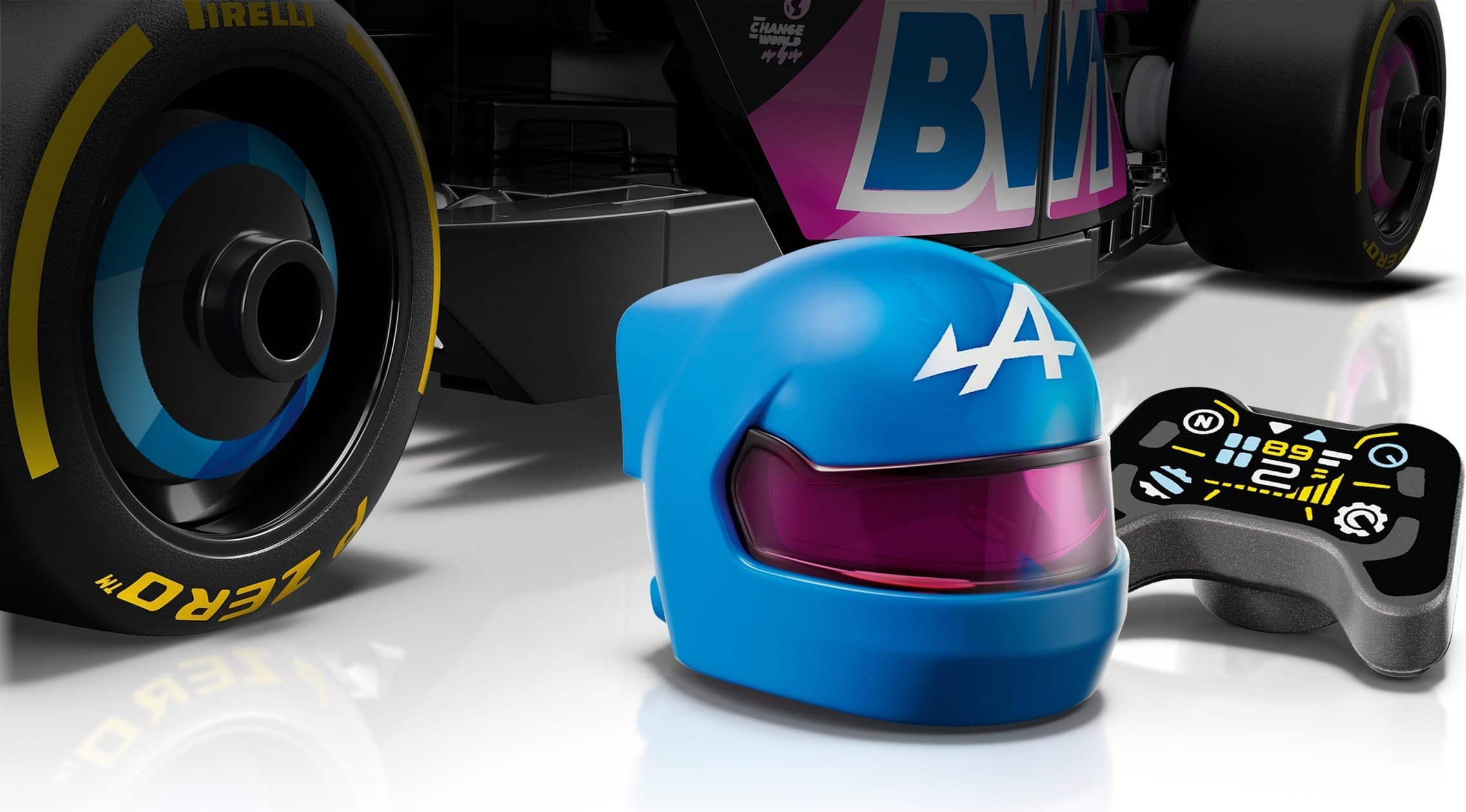 BWT Alpine F1 Team A524 Race Car