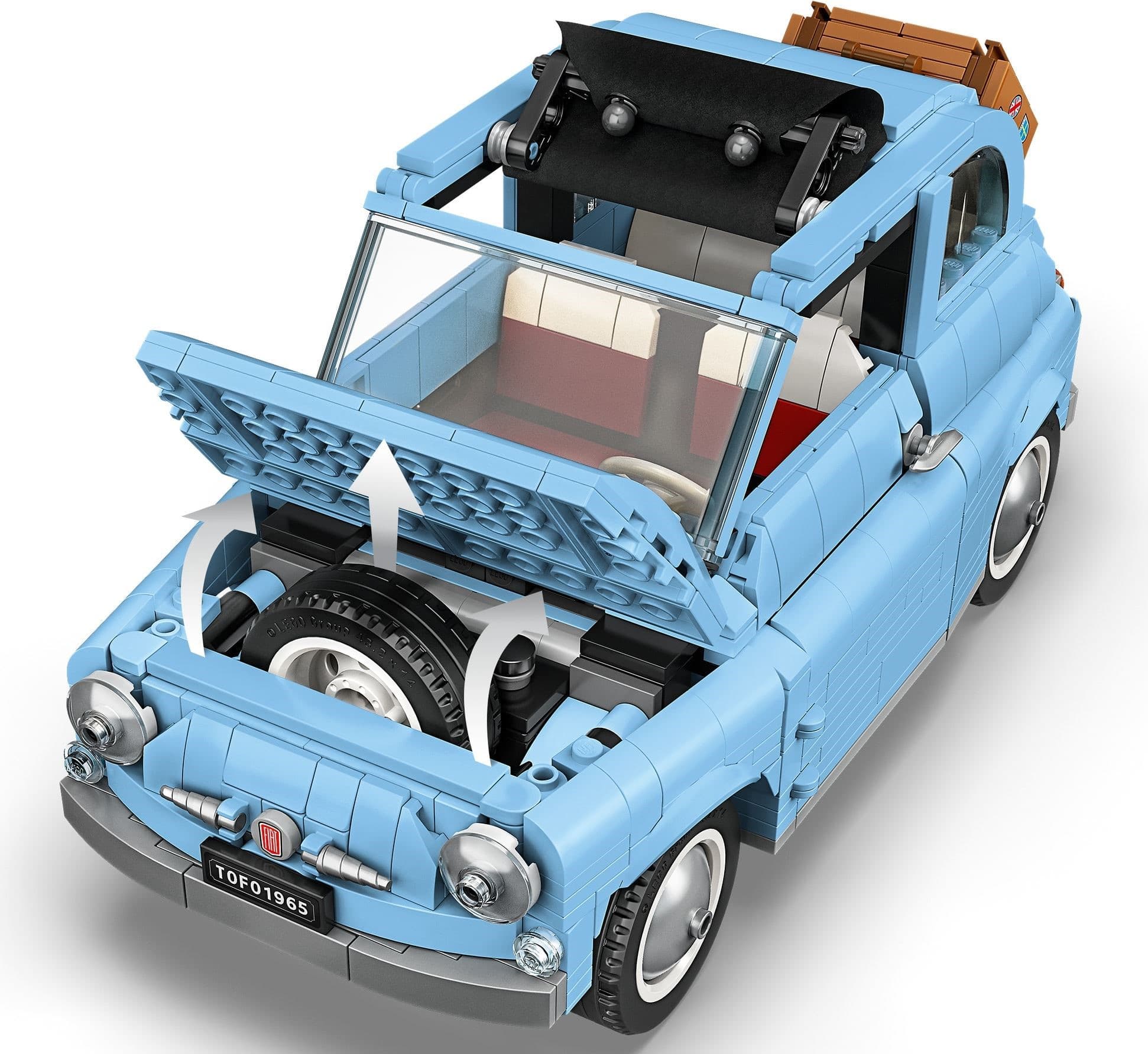 Fiat 500 - Bright Light Blue Version