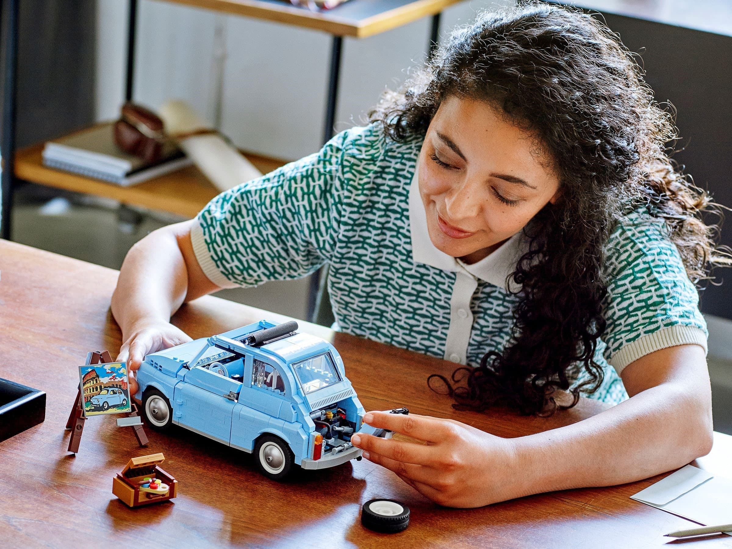Fiat 500 - Bright Light Blue Version