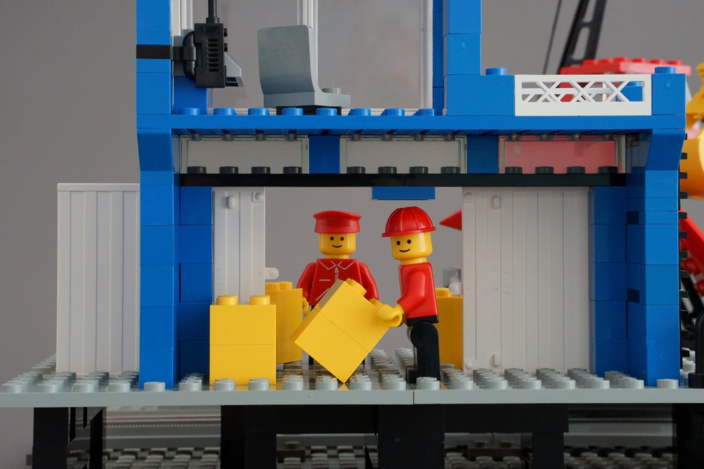 Freight Loading Depot with Wagon