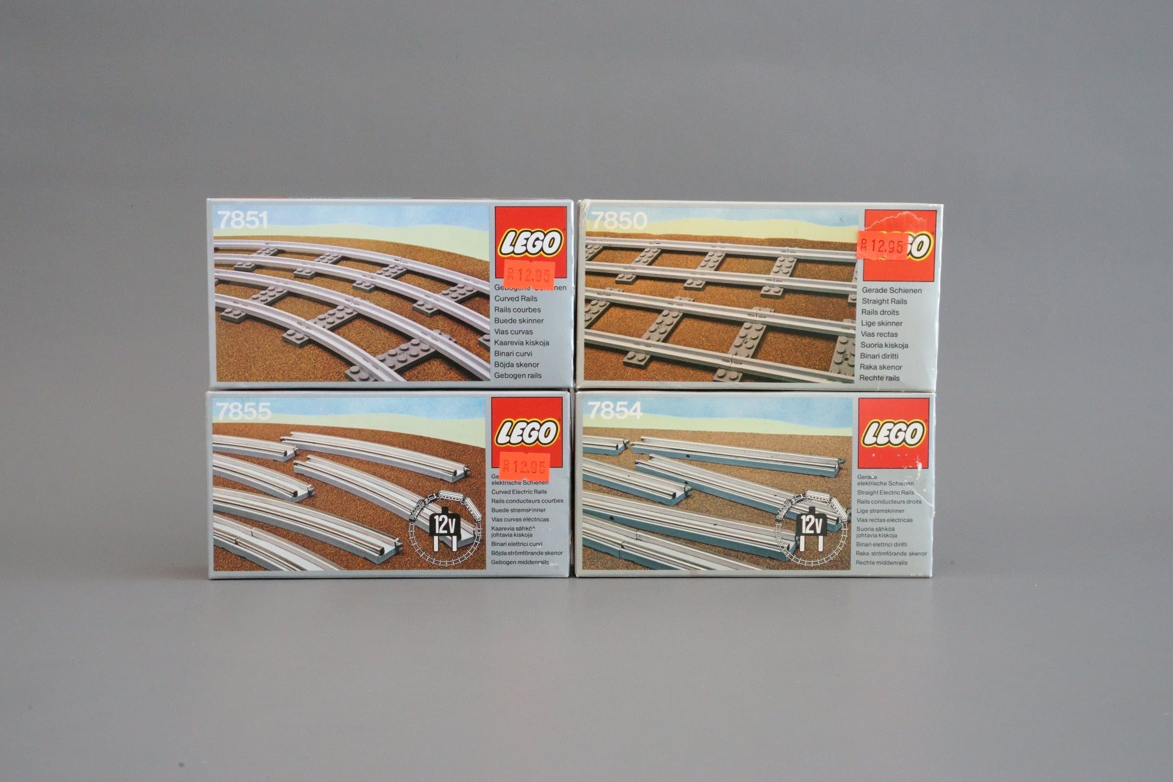 8 Straight Rails Gray 4.5v