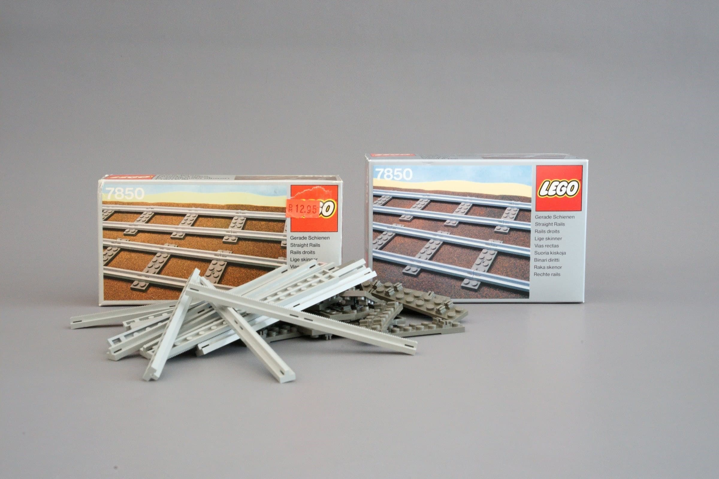 8 Straight Rails Gray 4.5v