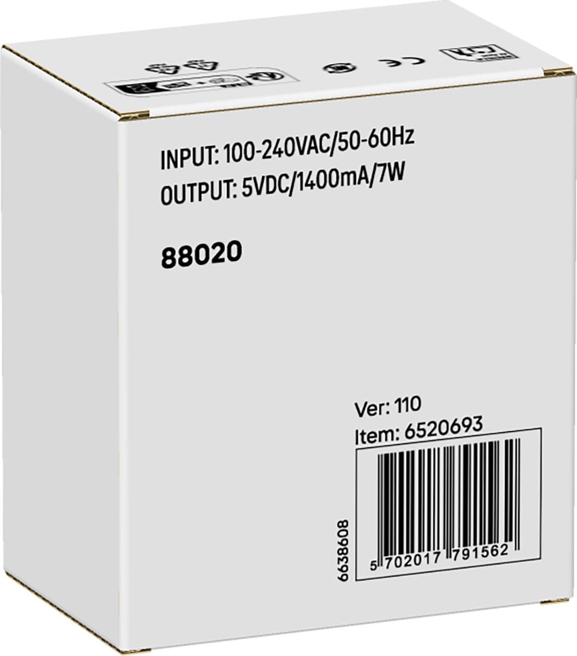 USB Power Adapter Type I (Black)