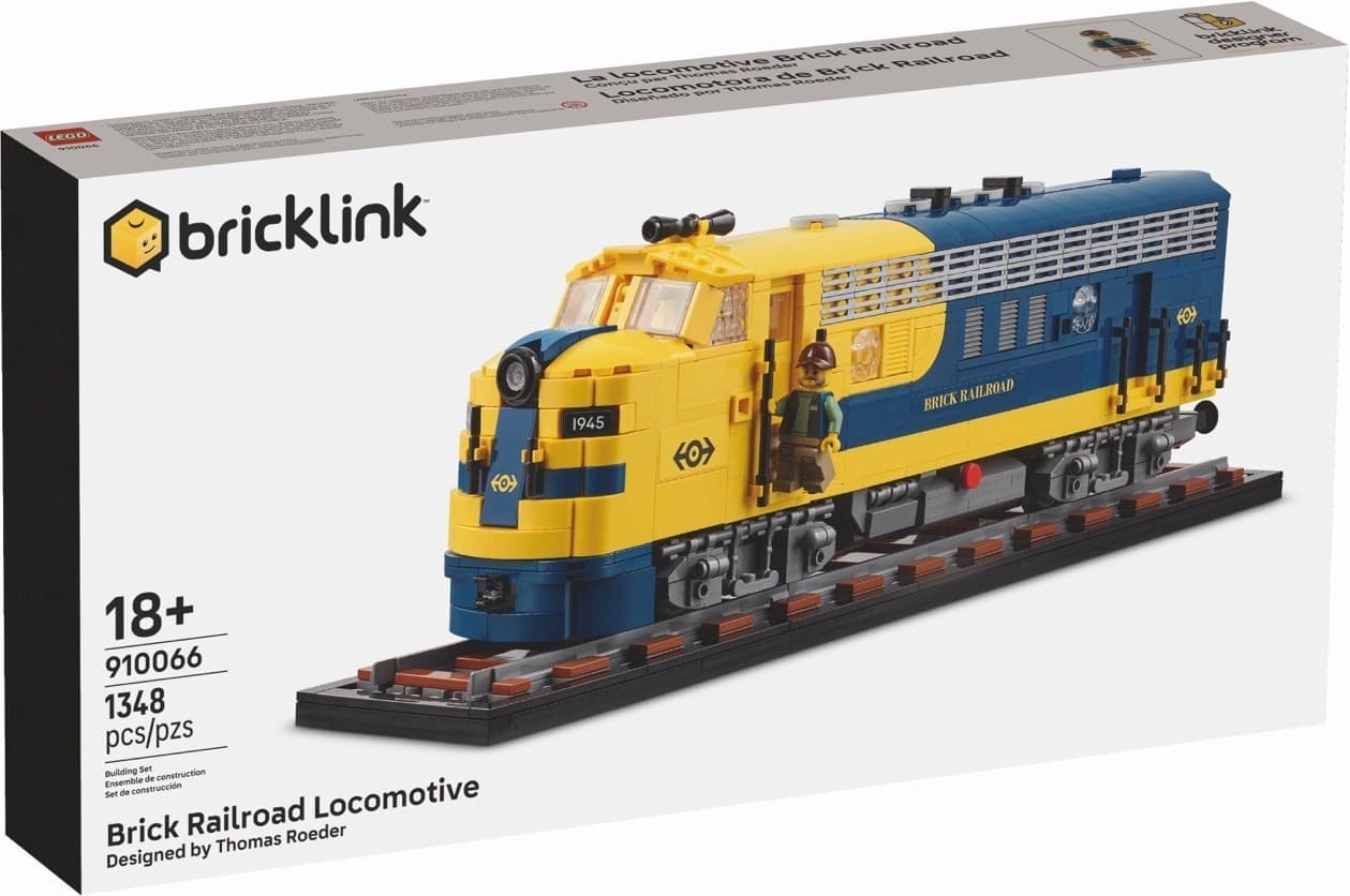Brick Railroad Locomotive